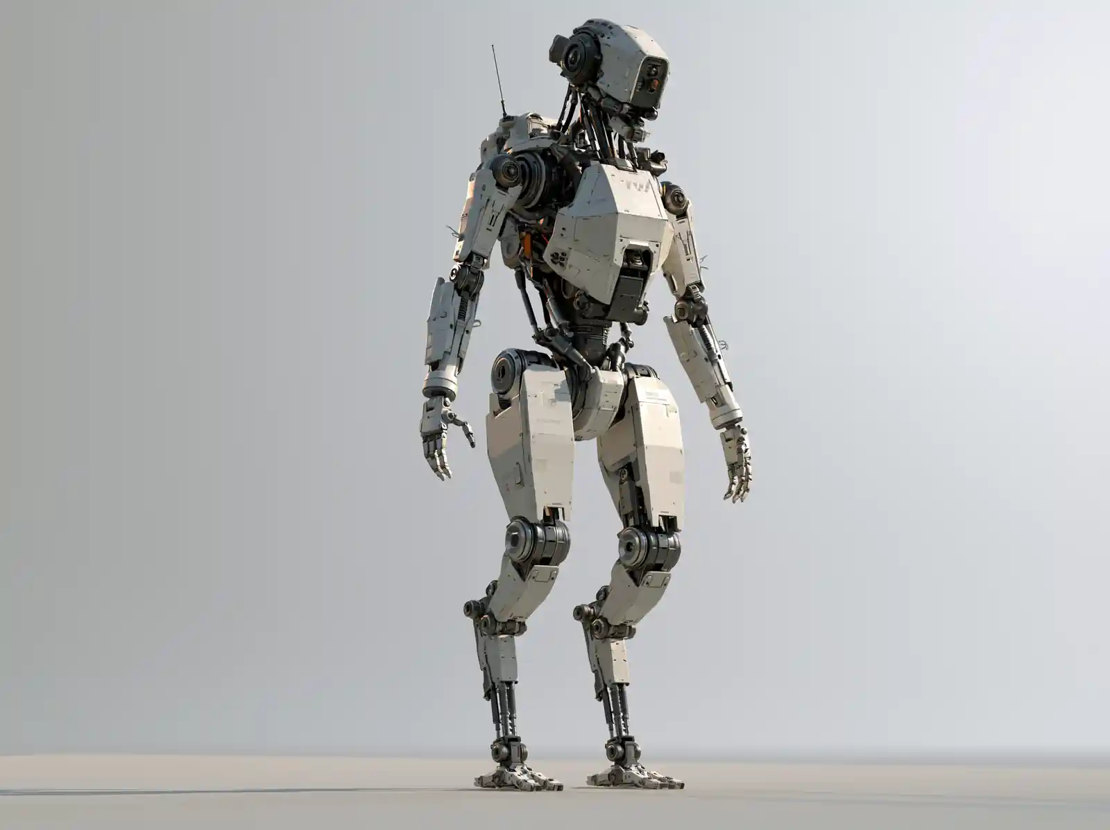 A humanoid robot, rendered as a 3D model